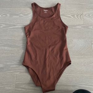 Reformation brown body suit